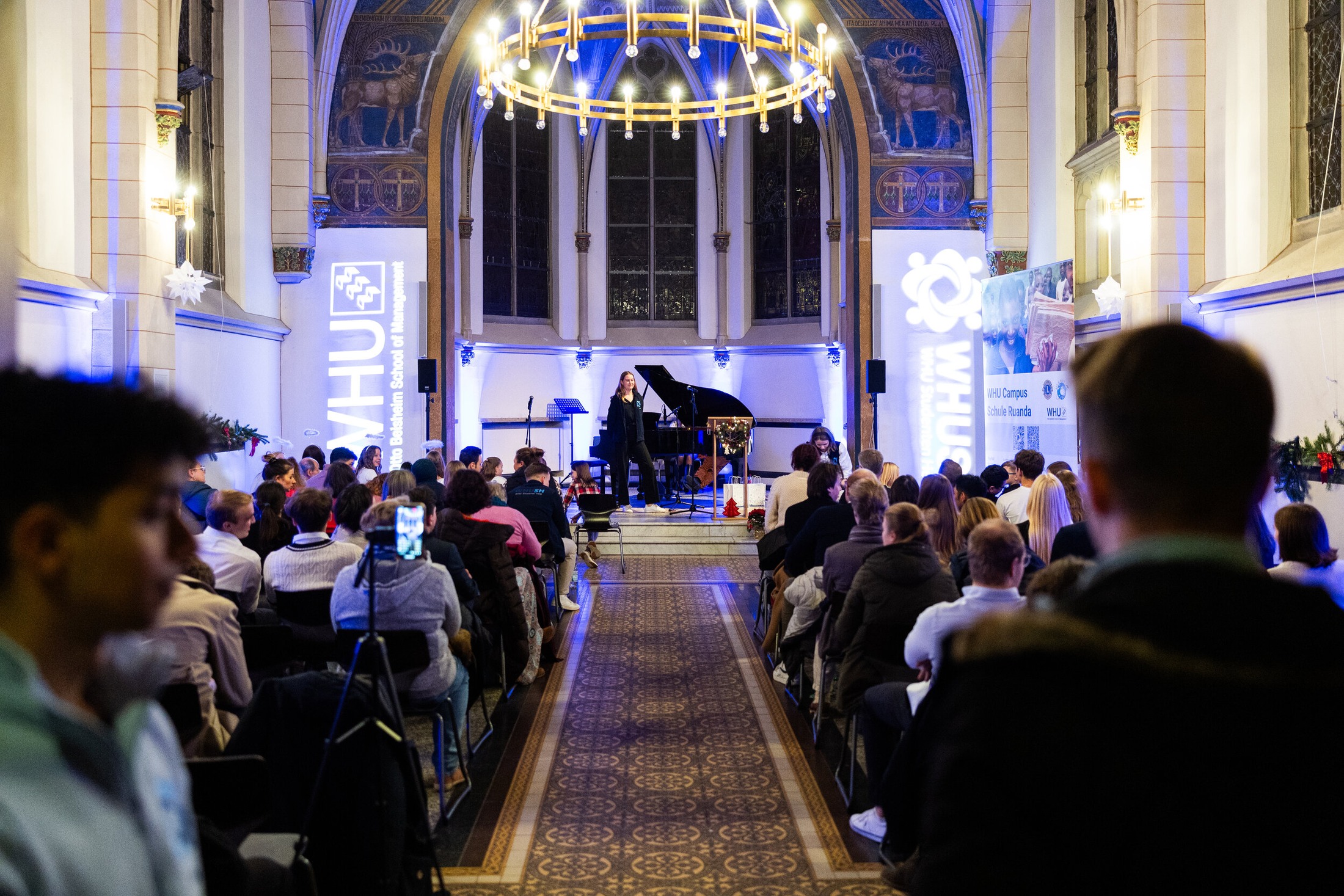 WHUSH event in a chapel